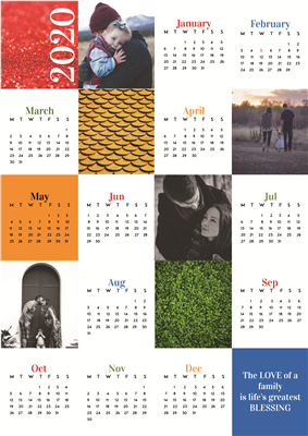 2020 Wall Calendar 10