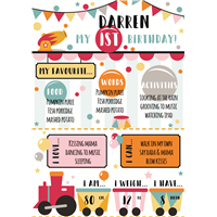 Birthday Poster-14 Circus Theme