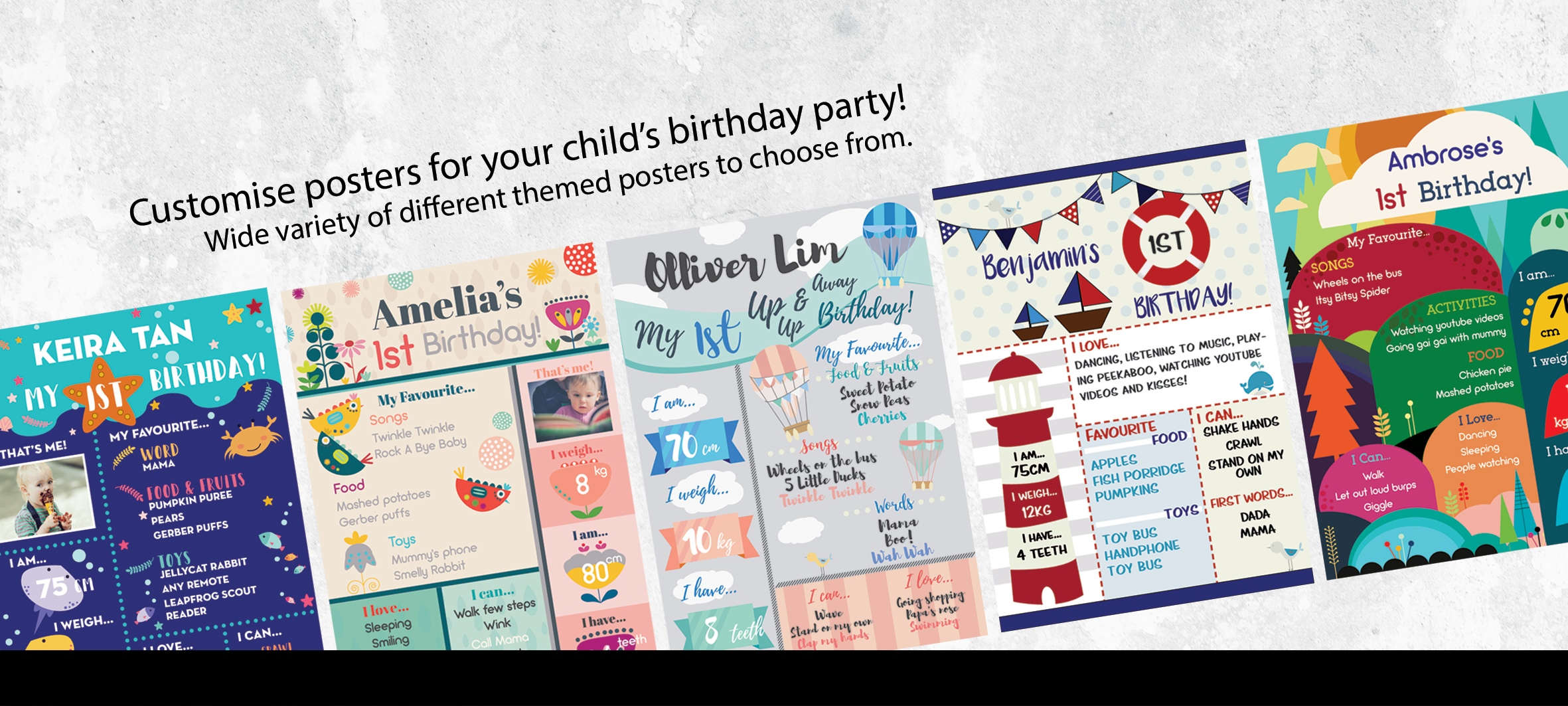 birthday posters